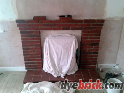 fireplace after